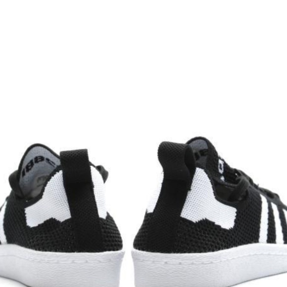 ADIDAS ORIGINALS SUPERSTAR 80S PRIMEKNIT W "CORE BLACK" - Picture 8 of 9